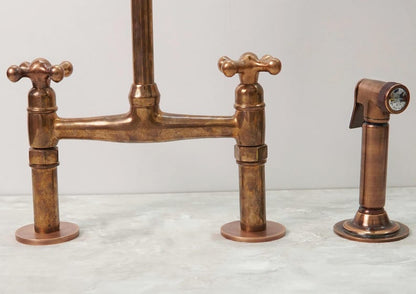 Antique Copper Bridge Faucet