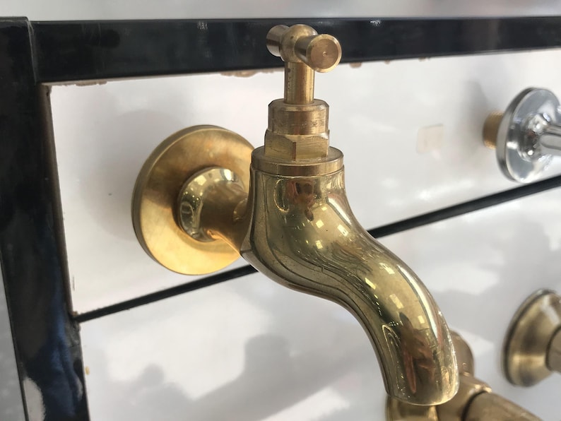 Solid Brass Wall Mount Faucet