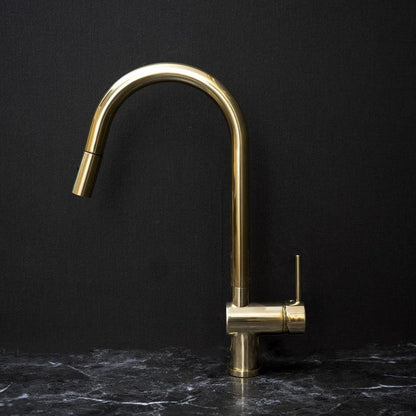 Solid Brass Pull-Down Sprayer Head