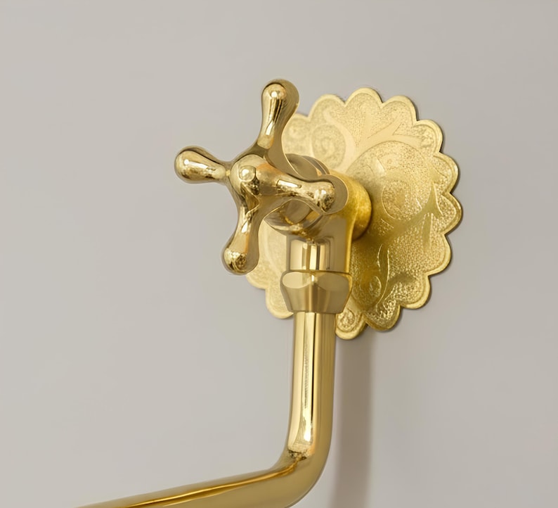 Moroccan Style Brass Wall Faucet