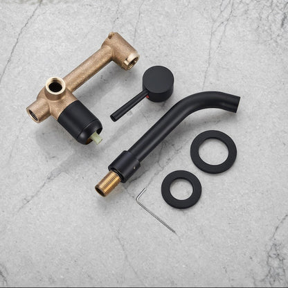 Artisanal Brass Wall-Mount Faucet Collection