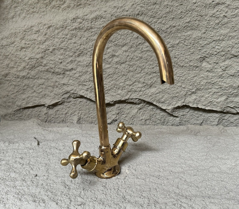 Vintage Solid Brass Faucet