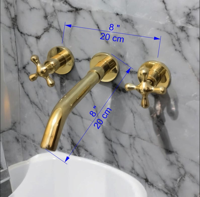 Polished Chrome Minimalist Wall-Mount Faucet