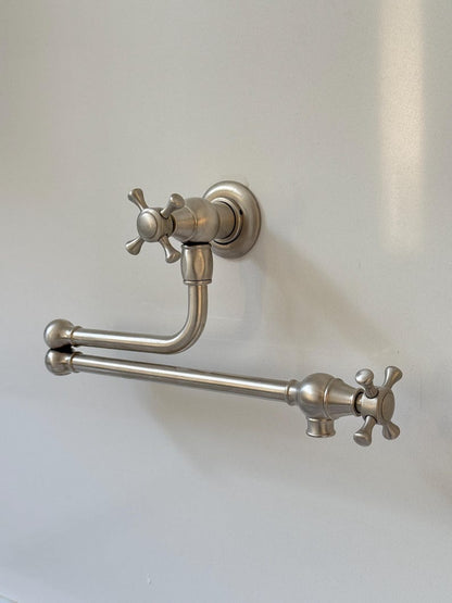 Brushed Nickel Wall Mount Pot Filler