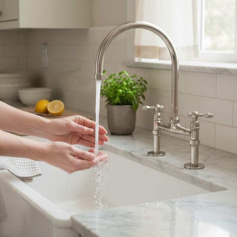 Polished Nickel Bridge Faucet