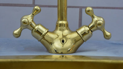 Solid Brass Bridge Faucet