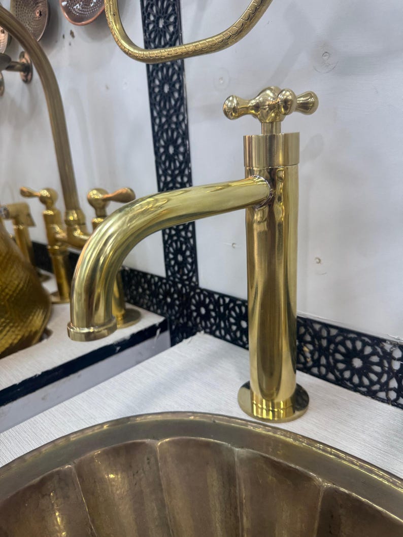 Polished Brass Faucet