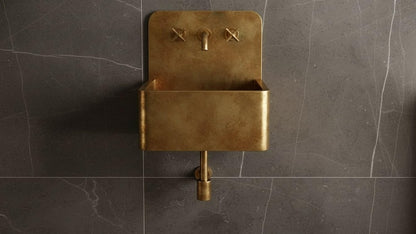 Wall Mounted Brass Utility Sink