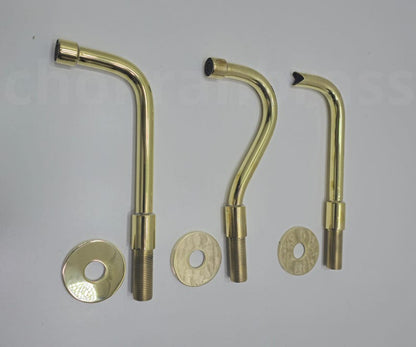 Solid Brass Wall-Mount Waterfall Spout