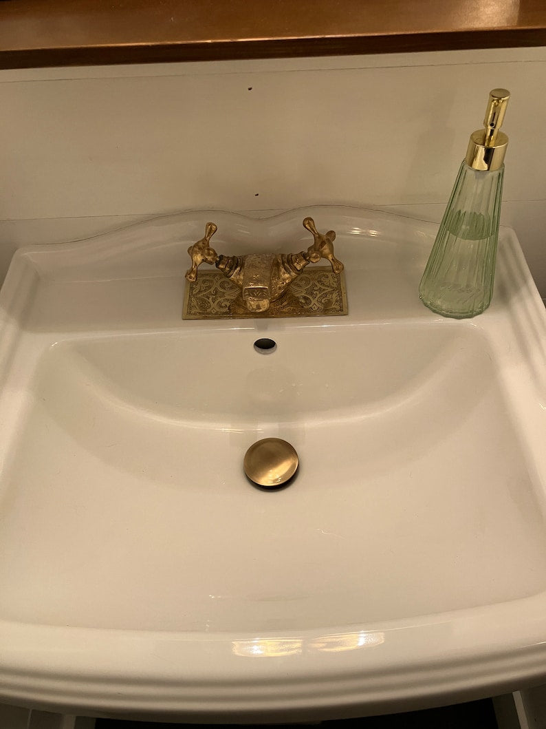 Vintage Solid Brass Bridge Faucet