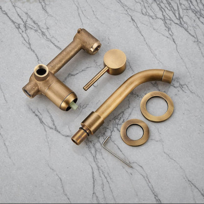 Artisanal Brass Wall-Mount Faucet Collection