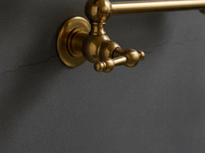 Wall Mounted Folding Stove Faucet with Cross Handles