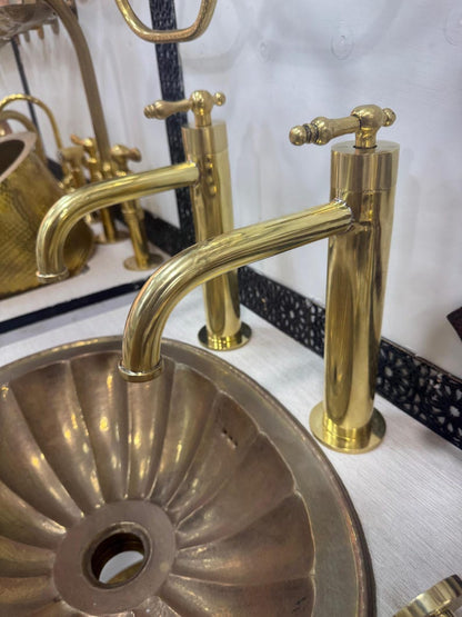 Polished Brass Faucet