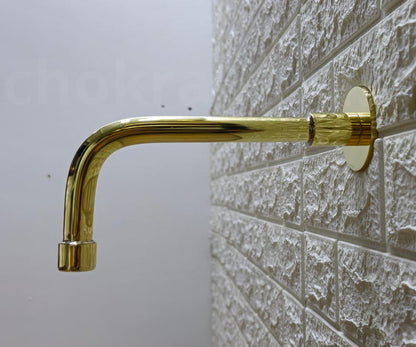 Solid Brass Wall-Mount Waterfall Spout