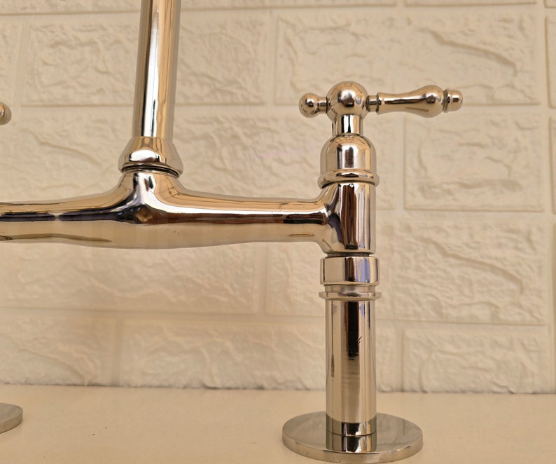 Polished Nickel Bridge Faucet