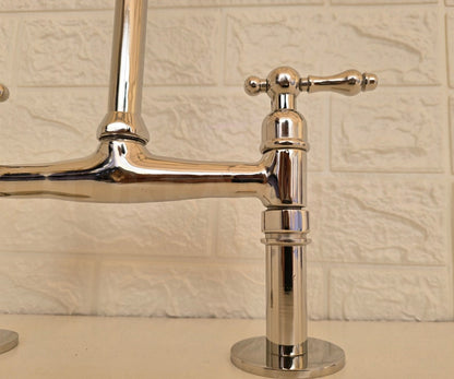 Polished Nickel Bridge Faucet