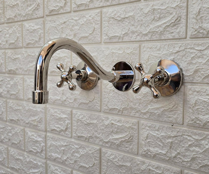 Vintage Double Handle Bathroom Tap