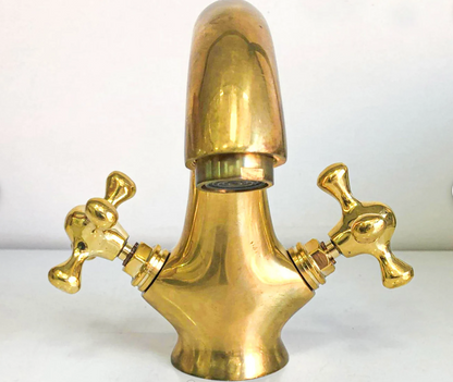 Polished Chrome Wall-Mount Bathroom Faucet