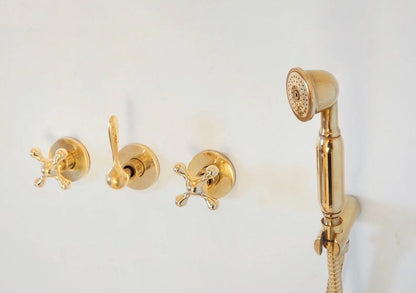 Solid Brass Concealed Shower Set