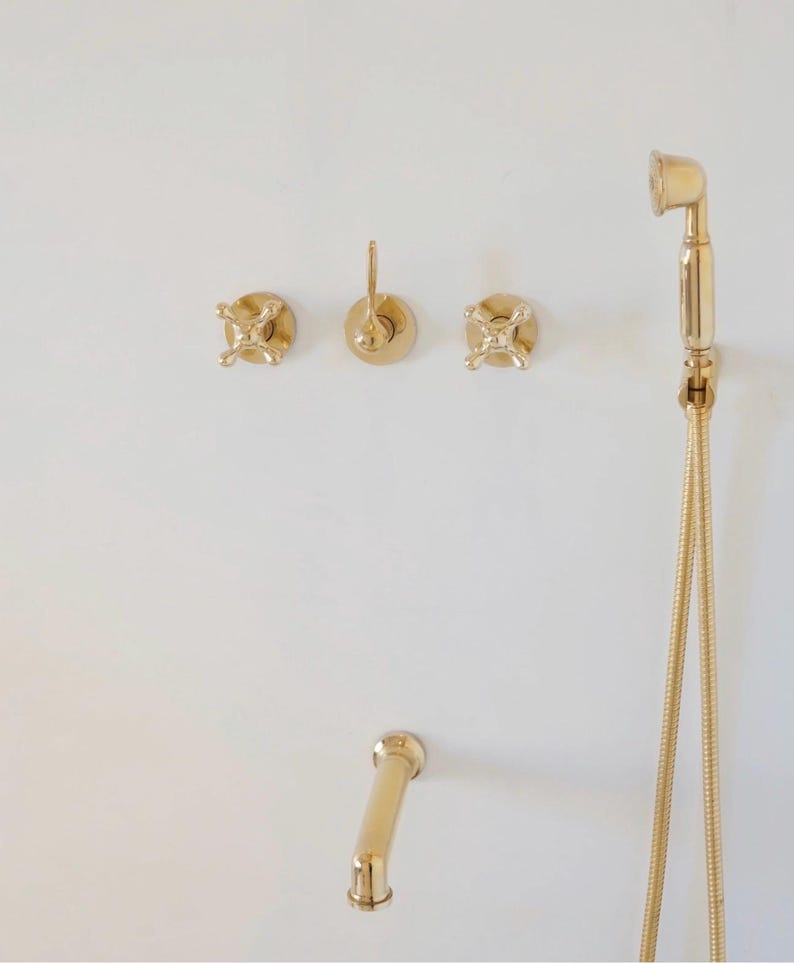 Solid Brass Concealed Shower Set