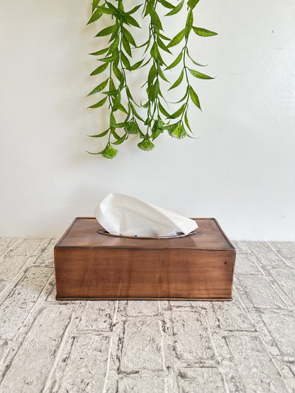 Handmade Copper Tissue Box Cover – Minimalist Metal Decorative Tissue Holder