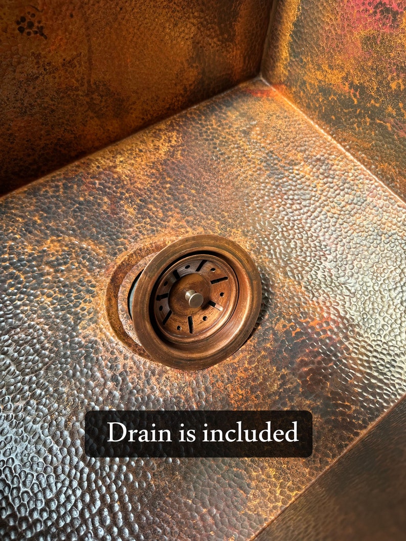 Artisan Brass Workstation Sink with Built-in Drainboard