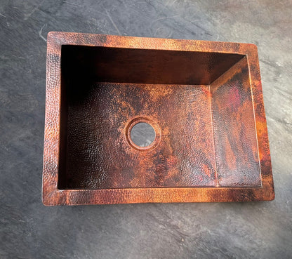 Artisan Brass Workstation Sink with Built-in Drainboard