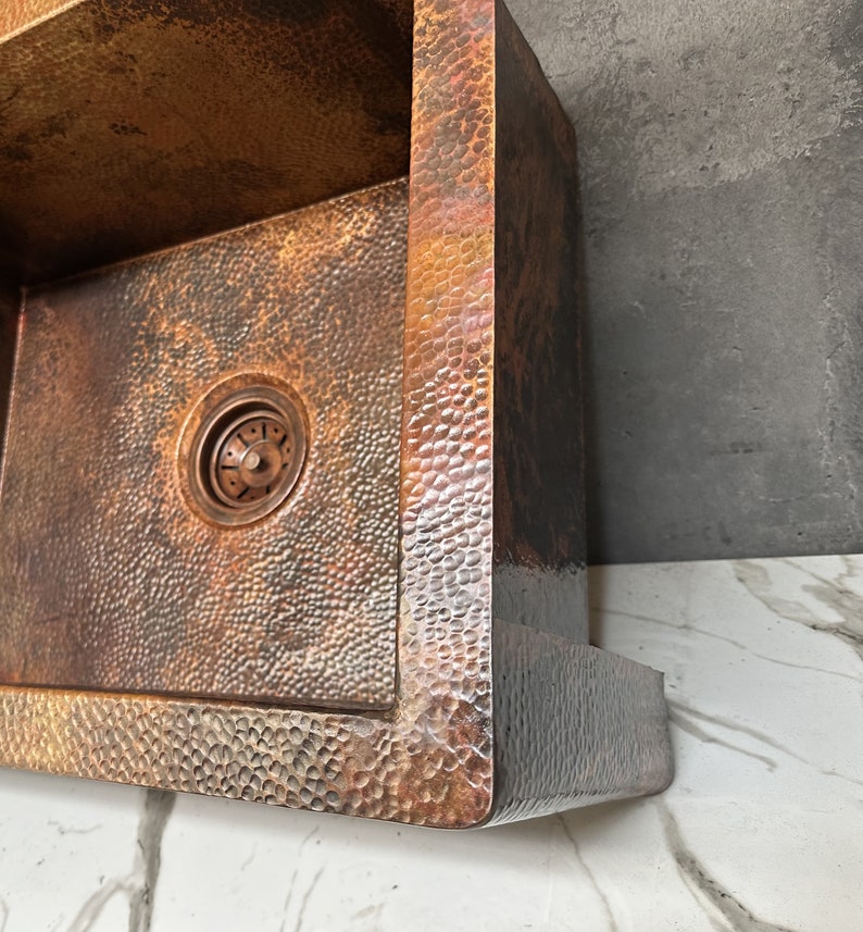 Artisan Brass Workstation Sink with Built-in Drainboard