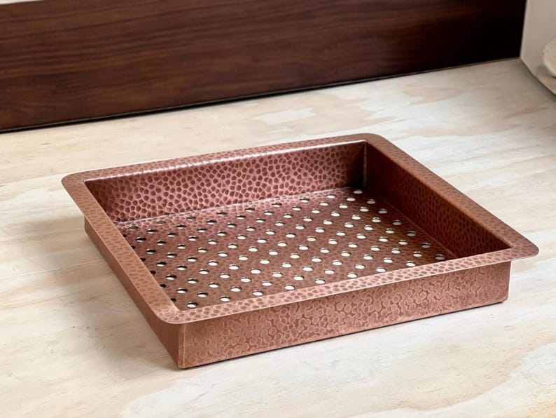 Artisan Double-Bowl Copper Workstation Sink with Curved Apron