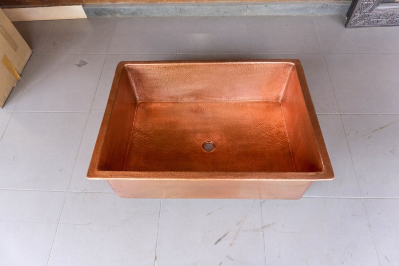 Artisan Hand-Hammered Brass Workstation Sink