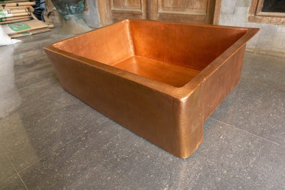 Artisan Hand-Hammered Brass Workstation Sink