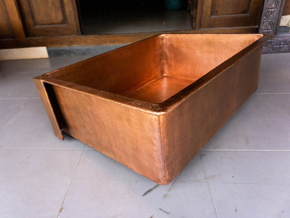 Artisan Hand-Hammered Brass Workstation Sink