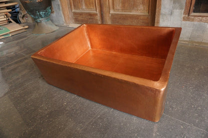 Artisan Hand-Hammered Brass Workstation Sink