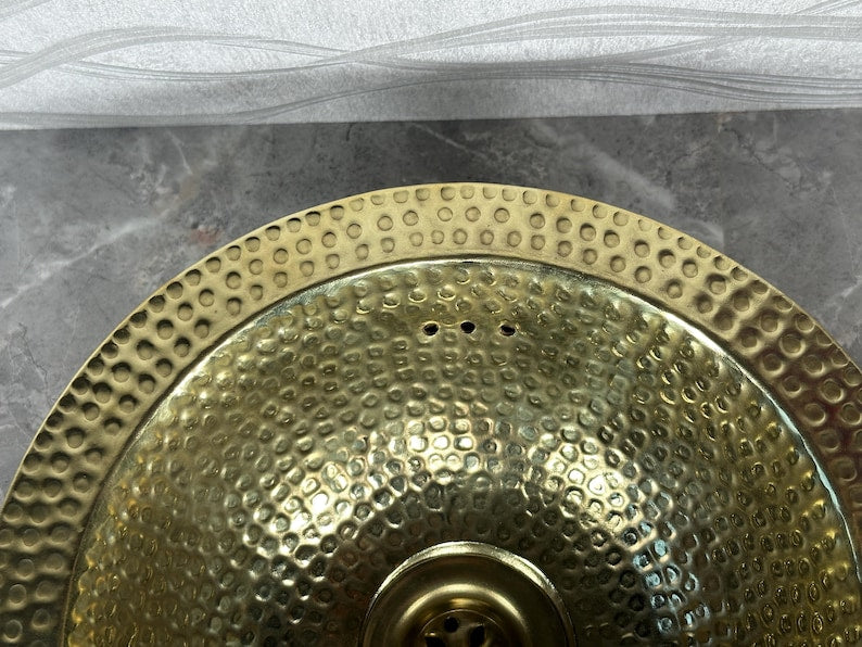 Gemini said Hand-Hammered Moroccan Brass Sink