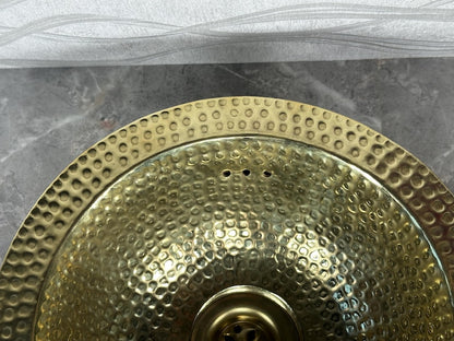 Gemini said Hand-Hammered Moroccan Brass Sink