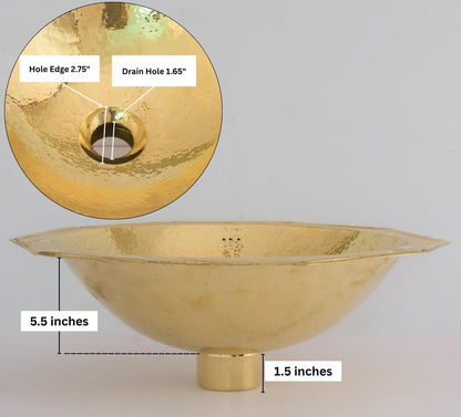 Artisanal Moroccan Sink Collection: Hand-Hammered Brass &amp; Copper