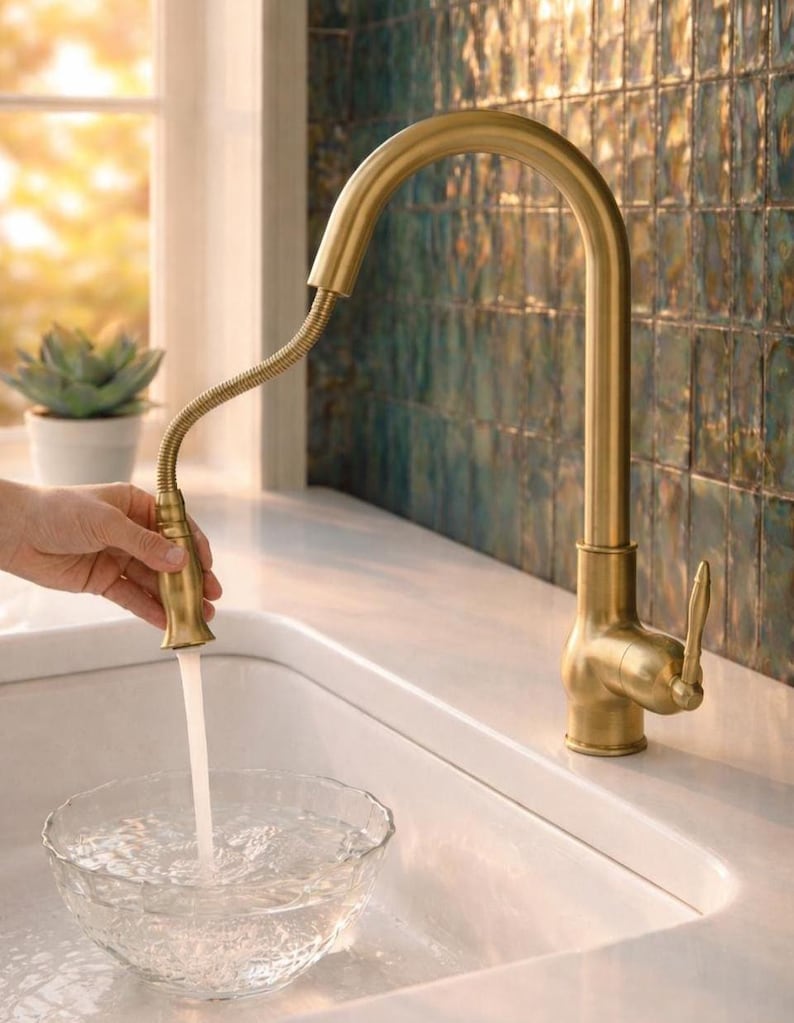 Heritage Moroccan Brass Bridge Faucet