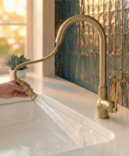 Heritage Moroccan Brass Bridge Faucet