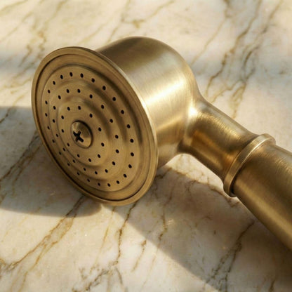 Luxurious Brushed Gold Freestanding Tub Filler
