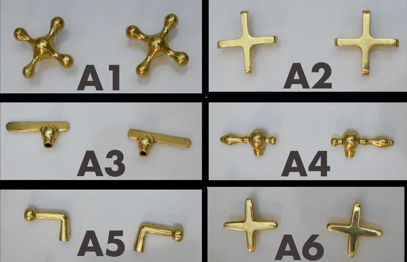 Unlacquered Brass Wall Mounted Pot Filler Faucet