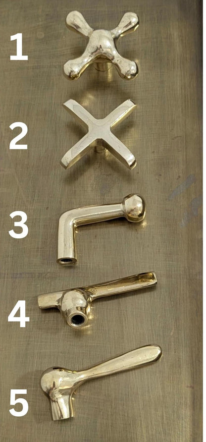 Classic Polished Brass High-Arc Kitchen Faucet