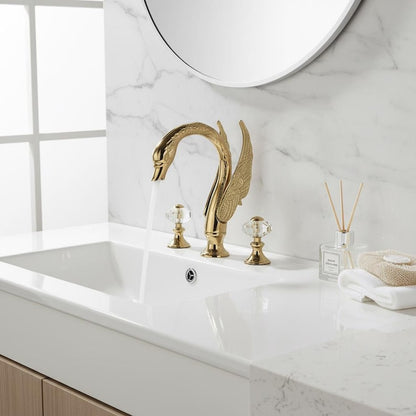 Majestic Swan Luxury Gold Faucet