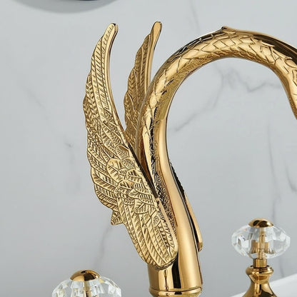 Majestic Swan Luxury Gold Faucet