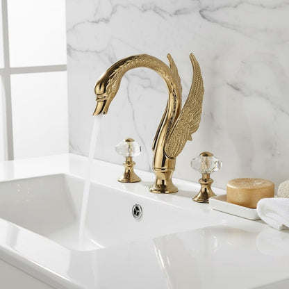 Majestic Swan Luxury Gold Faucet