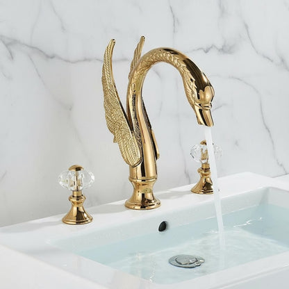Majestic Swan Luxury Gold Faucet
