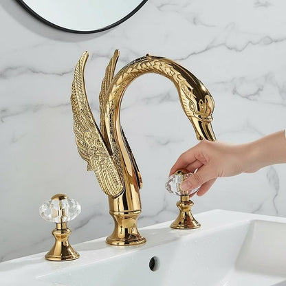 Majestic Swan Luxury Gold Faucet