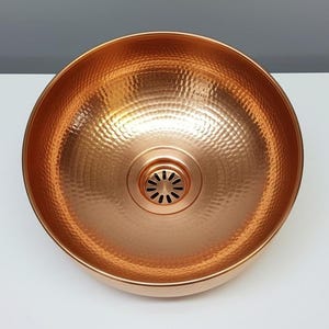 Hand-Hammered Copper Bowl