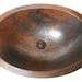 Tapered Antique Copper Vessel Sink