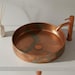 Copper Vessel Sink with Emerald Veining