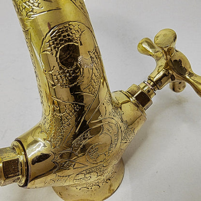 kitchen faucets, rustic faucet, faucet, brass faucet,